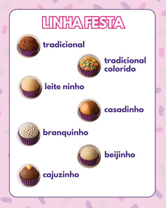 Brigadeiros - Linha Festa