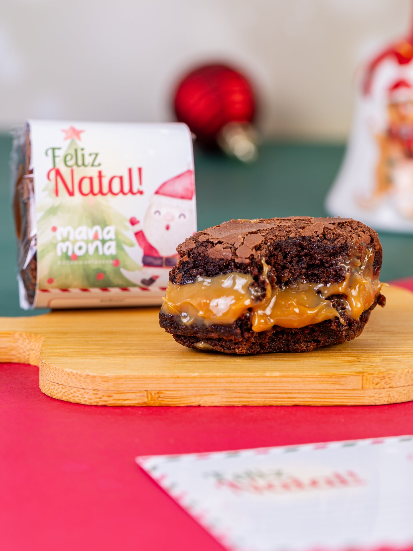 Brownie Recheado Natalino